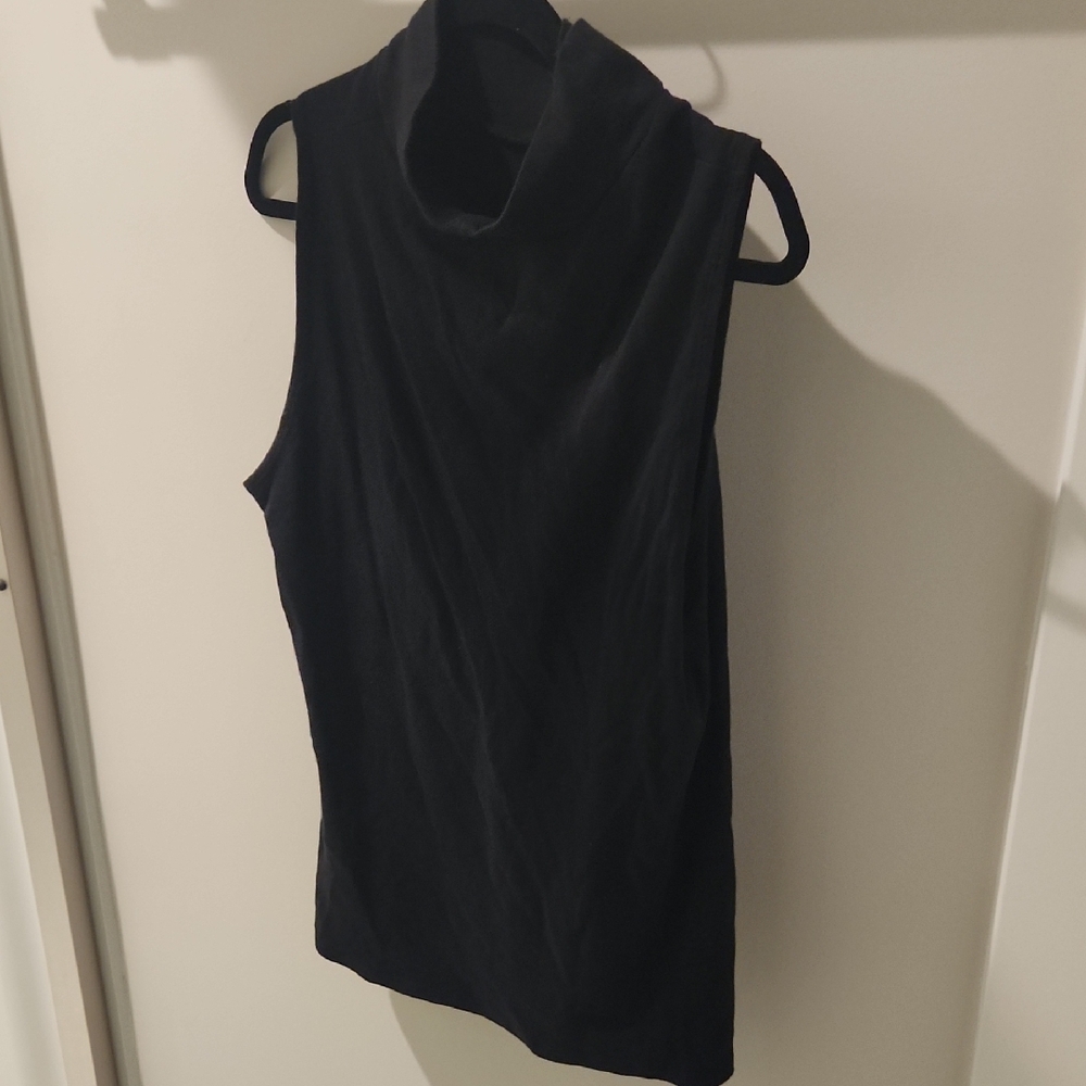 Croft & Barrow Black Fitted Tank Top